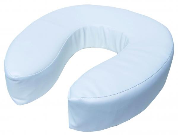 Toilettensitzerhöhung »WEICH«, gepolstert, weiß, 10 cm