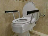 Toilettensitzerhöher »TSE« mit Armlehnen, 3-fach höhenverstellbar HMV-Nr. 33.40.01.3036