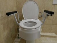 Toilettensitzerhöher »TSE« mit Armlehnen, 3-fach höhenverstellbar HMV-Nr. 33.40.01.3036