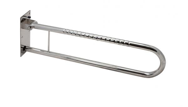 Sicherheits-Stützklappgriff Edelstahl, 85 cm HMV-Nr.04.40.05.1212
