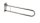 Sicherheits-Stützklappgriff Edelstahl 85 cm Länge HMV-Nr. 04.40.05.1212