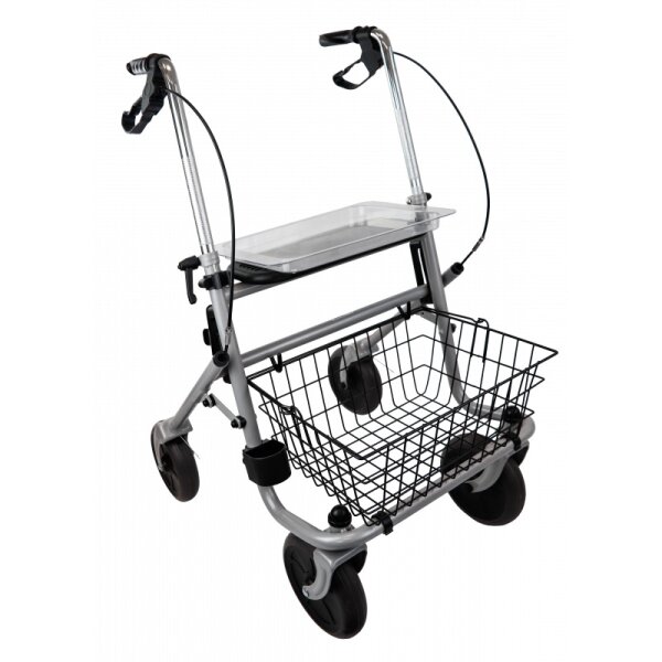 Rollator silber 2 Stück Standardrollator, faltbar, Farbe silber HMV-Nr.:1050041147