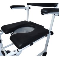DTR 5" Duschtoilettenrollstuhl mit Toiletteneimer
