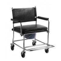 TSF SB 65 Fahrbarer Toilettenstuhl m Rückenlehne 220...