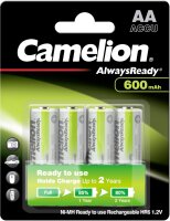 Camelion AlwaysReady Akku AA 4er Blister Ni-MH HR6 1,2V...