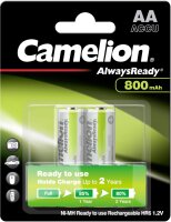 Camelion AlwaysReady Akku AA 2er Blister Ni-MH HR6 1,2V...