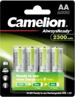 Camelion AlwaysReady Akku Ni-MH AA HR6 1,2V 2300 mAh 4er...