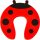 Top Türstopper Marienkäfer für Kinder und Haustiere aus Schaumstoff Finger Fensterstopper Einklemmschutz Kindersicherung TSK-01