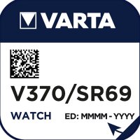 Varta 100x Watch Uhrenzelle Knopfzelle SR 920 W V370...