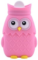 Top Mini Eule Silikon Wärmflasche 400 ml Bettflasche...