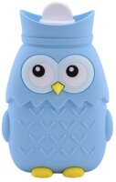 Top Mini Eule Silikon Wärmflasche 400 ml Bettflasche...