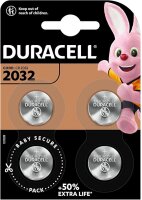 Duracell 6x 2032 Lithium 3V Knopfzelle 4er Blister CR2032...