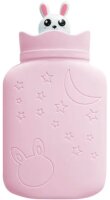 Top Mini Silikon Hase Wärmflasche 350 ml Bettflasche...