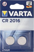 Varta 100x CR2016 2er Blister 3V Batterie Lithium...