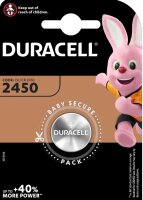Duracell 100x CR2450 Knopfzelle DL2450 Lithium 3V 1er...