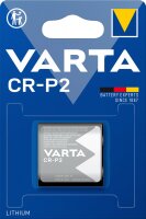 Varta 20x 1er Blister CR-P2 Photo Lithium Batterie 6V...