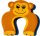 Top Türstopper Affe für Kinder und Haustiere aus Schaumstoff Fensterstopper Einklemmschutz Kindersicherung Braun TSAF-01