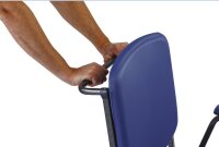 Toilettenrollstuhl Confort Mobil mit Sitzplatte Ocean