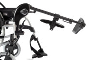 Rollstuhl Breezy Unix 2, Steckachse, TrBr, brillantsilber>>>>SB 41 cm
