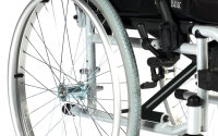 Rollstuhl Breezy Unix 2, Steckachse, TrBr, brillantsilber>>>>SB 47 cm