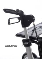 Leichtgewichtrollator Gemino 30 M>>>>Farbe: silbergrau