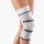 Bort Kniebandage StabiloGen Eco mit Haftband, kurz, silber>>>>Gr. 6