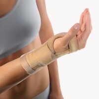 Bort Handgelenkst.m.Aluschieneu.Band links grau Gr.S
