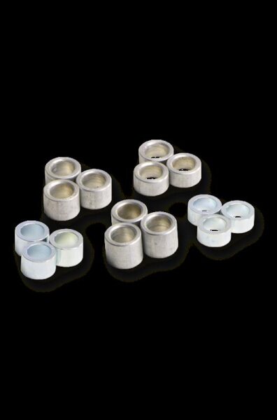 ACHSHÜLSE.8X4 silber Metall  1Stück