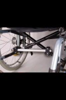 FALTSPERRE.UNIVERSAL  Rollstuhlschwarz/ grauKunststoff/ Alu