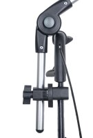 INFUSIONSHALTER.TR für Standard- Rollatoren z.B.Troja und Geminosilber matt/ schwarzAlu/ Kunststoff