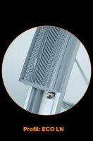 PU-Reifen.24x1.3/8.FF19-21. Profil ECO-LN.GgrauKunststoff PU