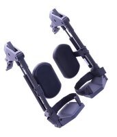 Höhenverstelbare Beinstützen für Rollstuhl...