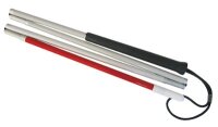 Blinden-Taststock 4-gliedrig, weiß-rot...