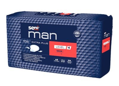 Inkontinenzeinlagen Seni Man Extra Level 3 (1 Karton: 16 x 15 Stück)>>>>
