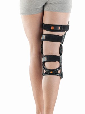 Knieorthese Pluspoint 4 schwarz>>>>Gr. XL links