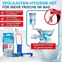 WC-Star Spülkasten-Hygiene-Set für Sauberkeit & Frische vom Spülkasten bis ins WC | WC-Reiniger-Set mit Aktiv-Frische & Antikalk-Boost