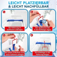 WC-Star Spülkasten-Hygiene-Set für Sauberkeit & Frische vom Spülkasten bis ins WC | WC-Reiniger-Set mit Aktiv-Frische & Antikalk-Boost