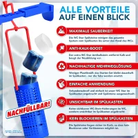 WC-Star Spülkasten-Hygiene-Set für Sauberkeit & Frische vom Spülkasten bis ins WC | WC-Reiniger-Set mit Aktiv-Frische & Antikalk-Boost