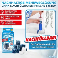 WC-Star Nachfüll-Set 8x Spülkasten-Tab (à 50 g), 4x Antikalk-Tab (25 g)