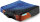 Anti-Dekubitus-Sitzkissen Viscoflex mit Jerseybezug, anthrazit-orange>>>>38 x 38 cm