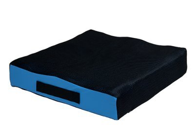 Sitzkissen CUBE GEL mit Inko-Kombibezug Höhe 8 cm schwarz-blau>>>>40 x 42 cm