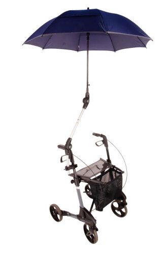 Rollatorschirm 99, passend 99% aller RollatorenFarbe: blau