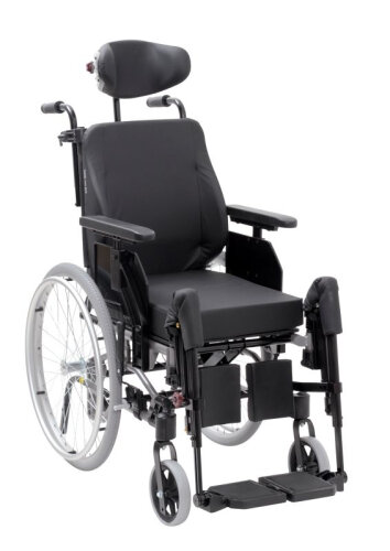 Rollstuhl Netti 4U CE Plus, Trommelbr., AOK BW, Kopfstütze, Therapietisch>>>>SB 50 cm