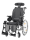 Multifunktionsrollstuhl PROTEGO mit Trommelbremse Kopfstütze,Knie-Polster,PU,Dartex,silber>>>>SB 39 cm