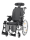 Multifunktionsrollstuhl PROTEGO mit Trommelbremse Kopfstütze,Knie-Polster,PU,Dartex,silber>>>>SB 49 cm