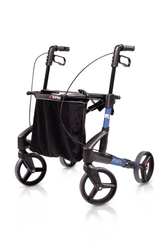 Rollator Troja Original Black Series M>>>>Farbe: ozeanblau