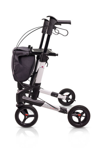 Rollator Troja 5G Black Series M>>>>Farbe: polarsilber
