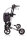 Rollator Troja 5G Black Series M>>>>Farbe: polarsilber