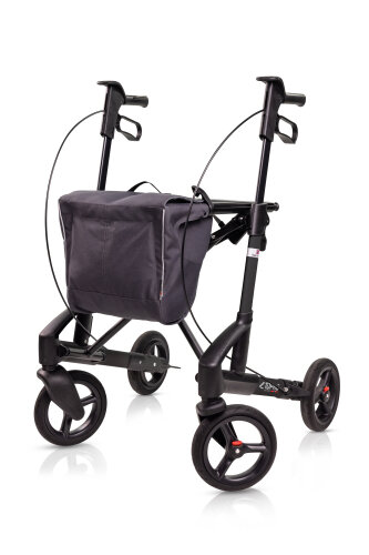 Rollator Troja 5G Black Series M>>>>Farbe: nachtschwarz