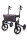 Rollator Olympos ATR Black Series M, OFF road wheels>>>>Farbe: ozeanblau